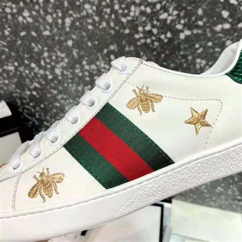 the gucci bee|gucci ace bee embroidered.